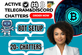 do twitter marketing discord chat telegram chat rose bot community moderator