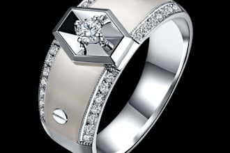 design 3d printable jewelry models including rings, pendants, and more