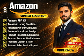 be a virtual assistant amazon seller central and vendor central expert