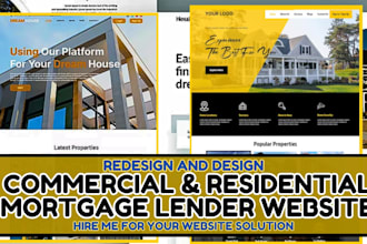 mortgage website commercial mortgage lender broker website mortgage landing page