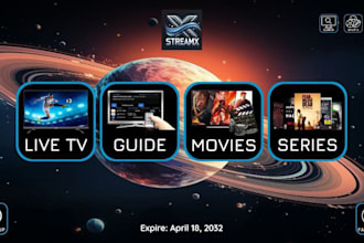 reskin your iptv smarters pro, purple player, roku, tivimate, ibo player, sky