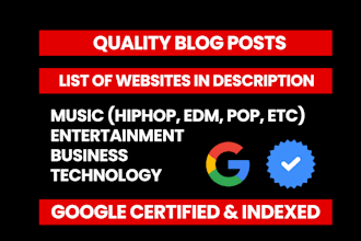 publish you on a popular blog website