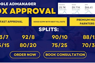 approve admanager adx with ma account with best companies
