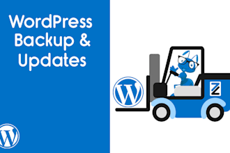 backup and update your wordpress site
