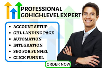 design ghl landing page sales funnel unbounded card website highlevel automation