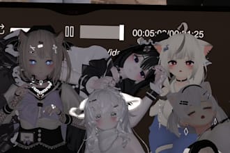 upload vrchat avatar for you create vrc design 3d model accessories from scratch
