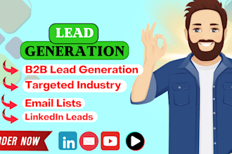 provide targeted b2b leads, google maps scraping, and lead generation