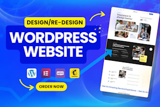 design, redesign, or revamp your wordpress website to enhance your business