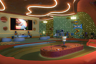 do custom vrchat world vrc world metaverse world avatar world 3d environment