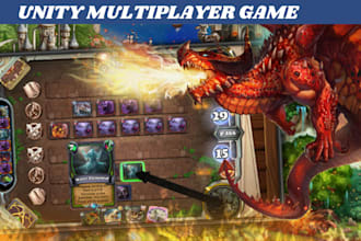 develop 2d online video multiplayer game in unity for android, IOS, web and PC