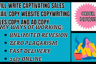 write captivating sales email copy website copywriting sales copy and ad copy