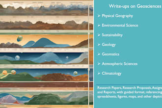 do technical writings related to all geo sciences