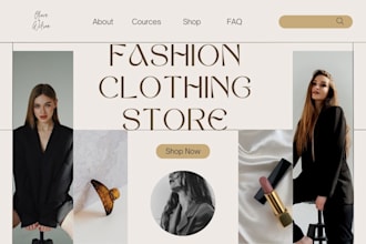 design clothing and fashion wordpress websites for your brand or stores
