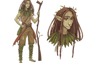 create dnd, fantasy stile characters