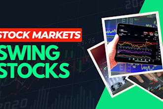 provide swing trade stocks with entry and exit