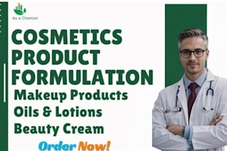 be your perfume and cosmetics formulation chemist