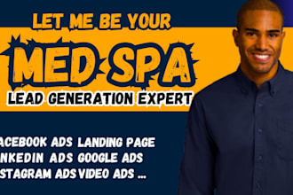 medical spa therapy leads med spa skincare  facebook ads google ads promo video