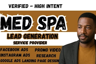 medical spa leads, medspa lead therapy leads med spa facebook ads google ads