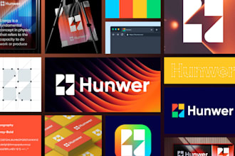 do brand identity kit, brand guideline, full branding, brand book, logo redesign