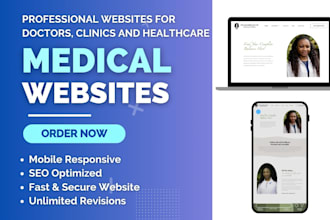design website for doctors, dentists and medical healthcare with elementor