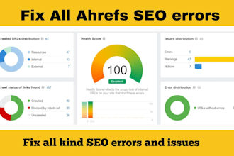 fix ahrefs site audit, semrush SEO audit error or issues
