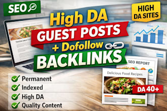 publish high da guest post on food blogs with dofollow backlinks