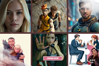 create custom ai images ai art and illustration ai character ai model influencer