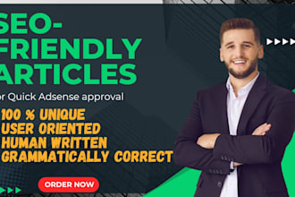 write 30 bulk SEO articles for quick google adsense approval