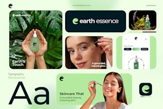 design brand identity logo with branding for your business
