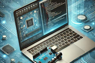write firmware,code for your arduino or esp32  controller