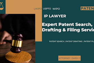 be patent attorney to patent your idea by search drafting and filing