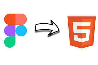 convert figma to HTML with tailwind or bootstrap