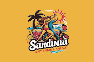 design super attractive beach logo for you