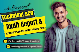do technical SEO audit report with screaming frog