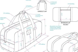 make bag tech pack, bag sewing pattern, and backpack design