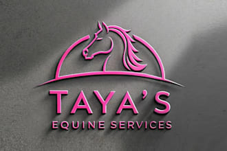 design powerful modern horse logo for you