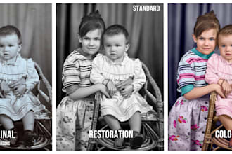restore, repair, colorize, and enhance your old photos