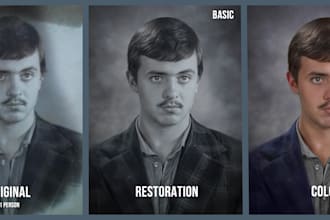 restore, repair, colorize, and enhance your old photos