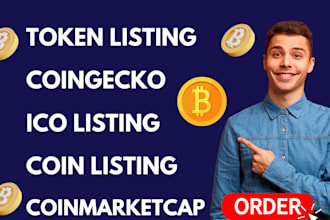 approve token listing memecoin listing coin listing coingecko coinmarketcap ico