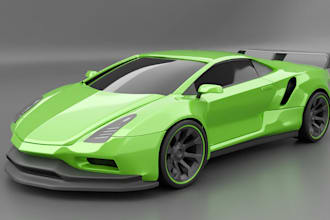 fix 3d electric car,3d supercar,truck,3d luxury suv car, industrial parts design