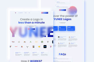 design an engaging and modern landing page