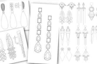 do a spec sheet, tech pack for a jewelry product