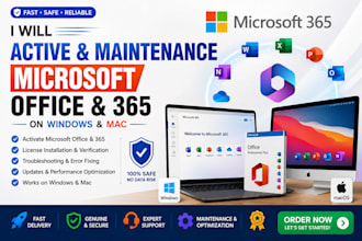 install activate repair and maintain microsoft office 365 on windows and mac