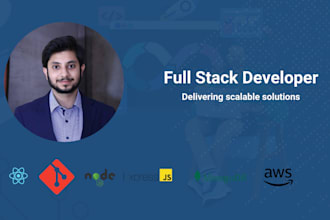 create full stack web app using react, nodejs, mongodb