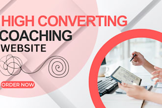 design, redesign, create life coaching website, consulting and career website