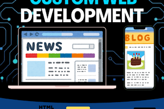 design a responsive custom web page