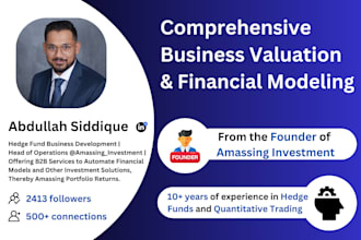 perform professional equity valuation and financial modeling