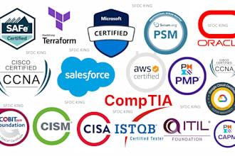 pass cisa cisco oracle ceh itil terraform safe scrum comptia pmp certification