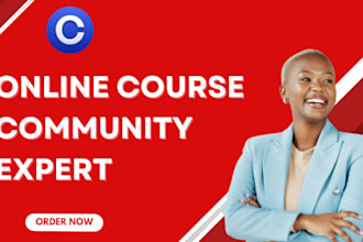 do community setup and online course creation on  circle so