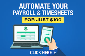 automate your timesheets, salary in excel or google sheets